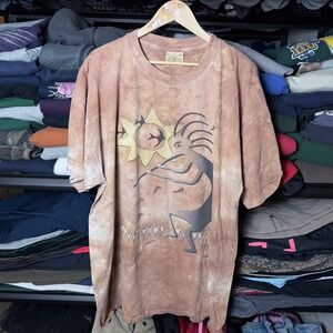 vintage y2k The Mountain Kokopelli T Shirt XXL Tie Dye Graphic Tee Men's